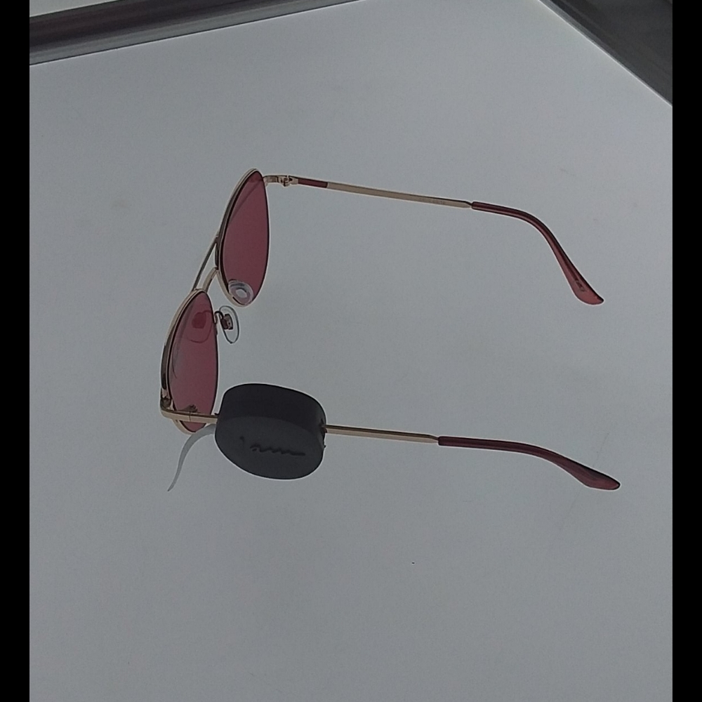 gold frame rose lens sunglasses 3 for 1 - Picture 5 of 7